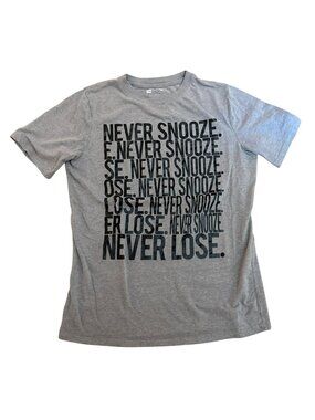 Xersion Women's XL Top T-Shirt Tee Never Snooze Never Lose Athleisure Casual